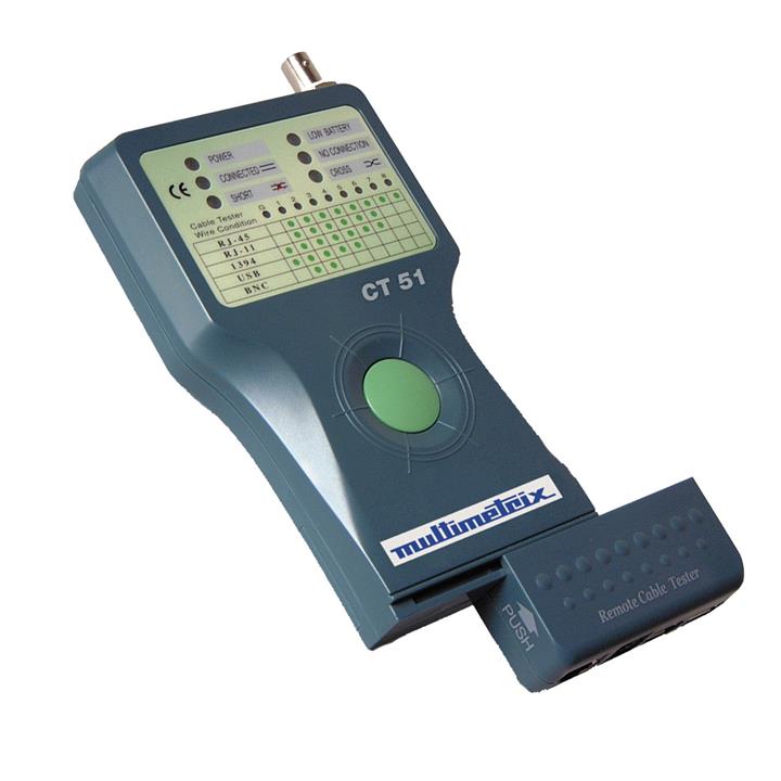 تستر کابل شبکه مولتی‌ متریکس مدل CT51 Multimetrix CT51 Network Cable Tester